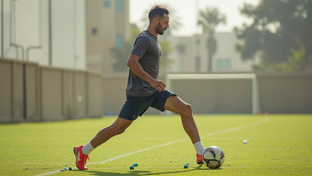 Athlete performing high-speed agility ladder drill for speed and acceleration training